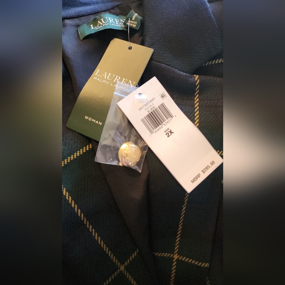 Lauren Ralph Lauren Plaid Blazer